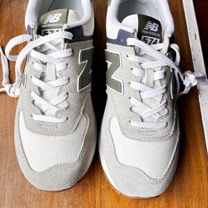 New Balance 574_ Size 10_ Sage and Olive Green